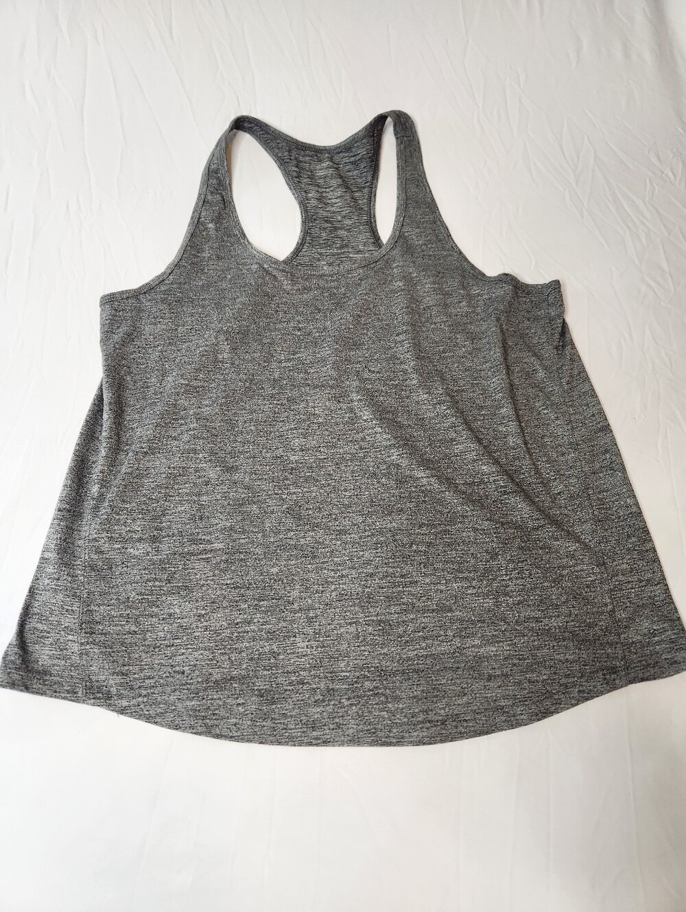 Jockey Heathered Gray Athletic Tank Top